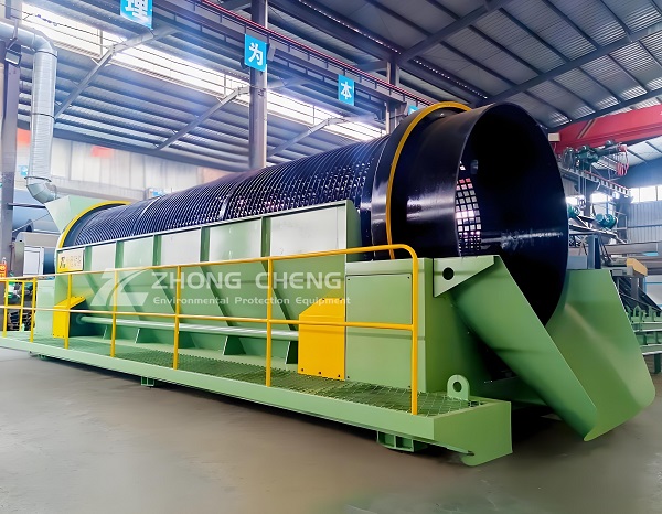 Waste screening equipment trommel screen