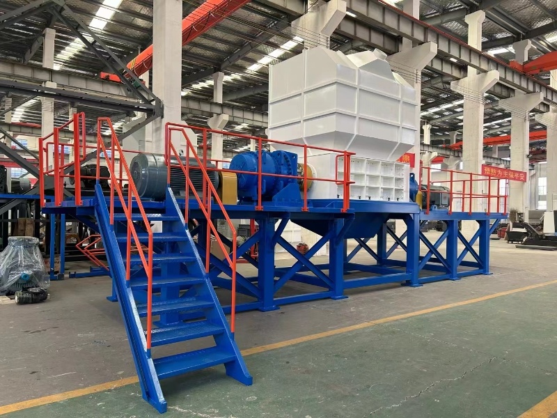Double-Shaft Industrial Waste Shredder