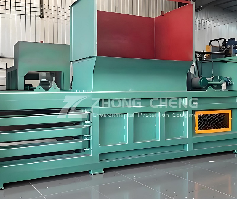 Horizontal baling machine Horizontal baling machine