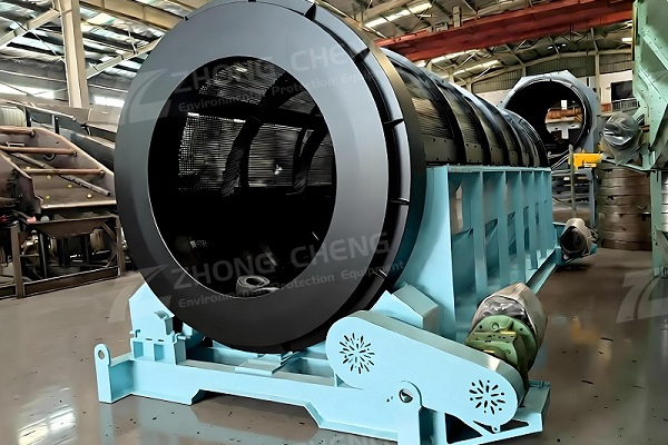 Structure and characteristics of the shaftless trommel scree