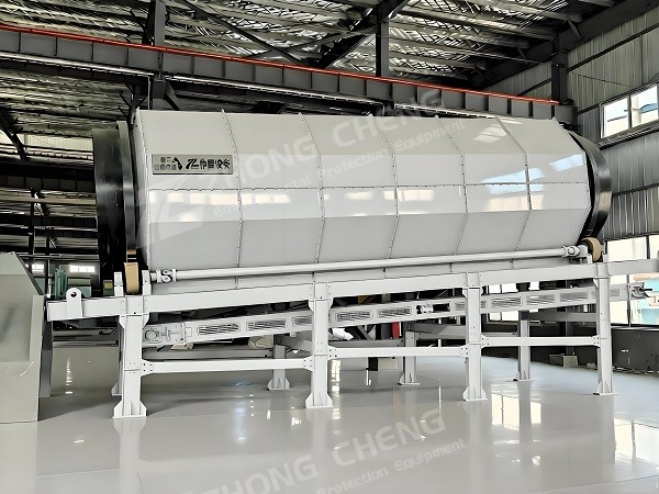 Shaftless trommel screen