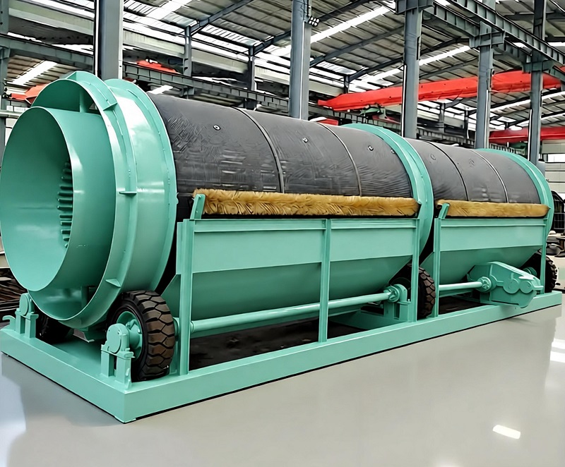 Shaftless drum screen