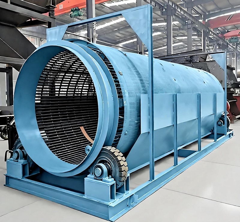 Shaftless drum screen