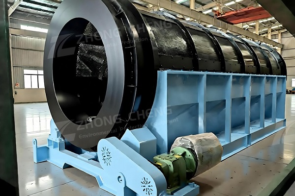 Repair and maintenance of construction waste screening equip