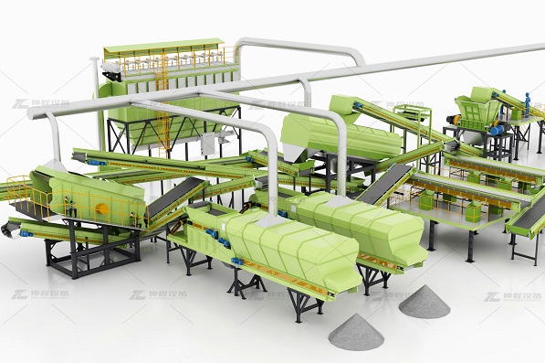 Concrete Construction Waste Processing P